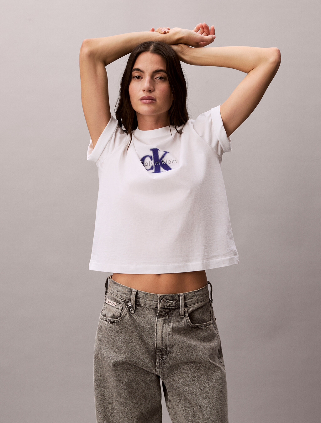 Relaxed Graphic Logo T-shirt, Bright White, hi-res