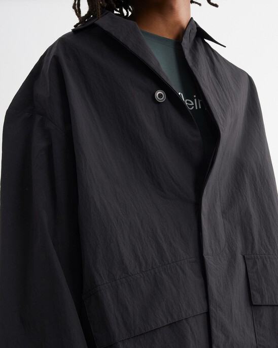 Oversized Nylon Jacket