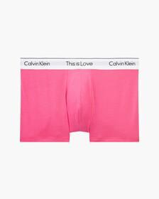 MODERN COTTON THIS IS LOVE TRUNKS, Pink Flambe, hi-res
