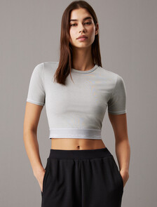 Modern Sport 短版 T 恤, B10 Grey Heather, hi-res