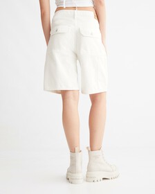 Reconsidered 90s Straight Carpenter Shorts, Denim Light, hi-res