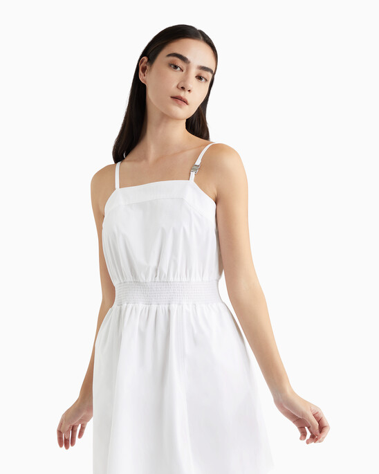 Modern Metals Shirt Dress With Logo Charm
