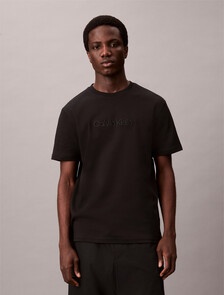 Classic Fit Logo Tee, Black, hi-res