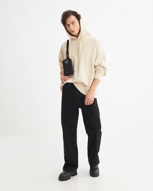 PREMIUM ESSENTIALS 連帽衛衣, Classic Beige, hi-res