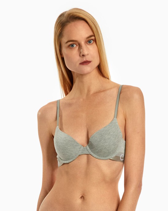 STRUCTURE COTTON LIGHTLY LINED DEMI BRA