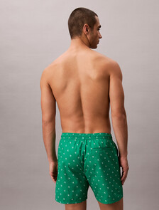 Solid Swim Shorts, 17496 DIAMOND LOGO+MARDI GRAS GREEN, hi-res