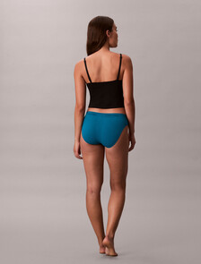 3 Pack Seamless Rib Knit Bikini, BLACK / DEEP TROPICAL TEAL / BLUE MOON, hi-res