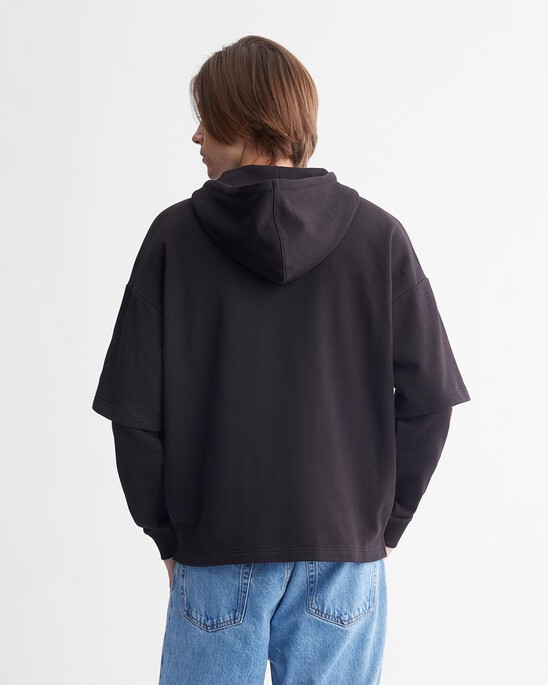 Layered Organic Cotton Hoodie