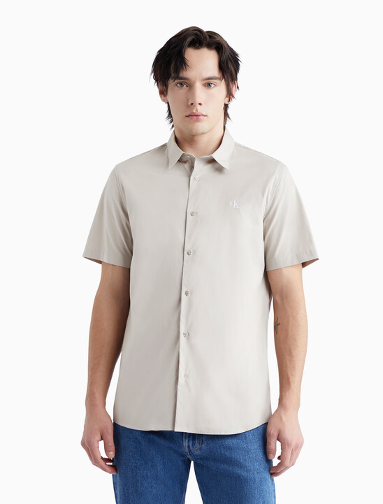 Tonal Monogram Short Sleeve Shirt