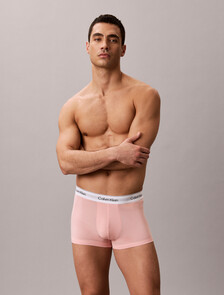 Icon Cotton Stretch Trunks 2 Pack, Bright Peach/ Breezy Blue, hi-res
