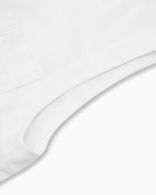 Summer Textures 側帶無袖裇衫, Bright White, hi-res