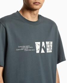 Urban Multi-Logo Tee, Ocean Teal, hi-res