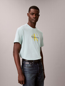 Monogram T-shirt, Harbor Gray, hi-res