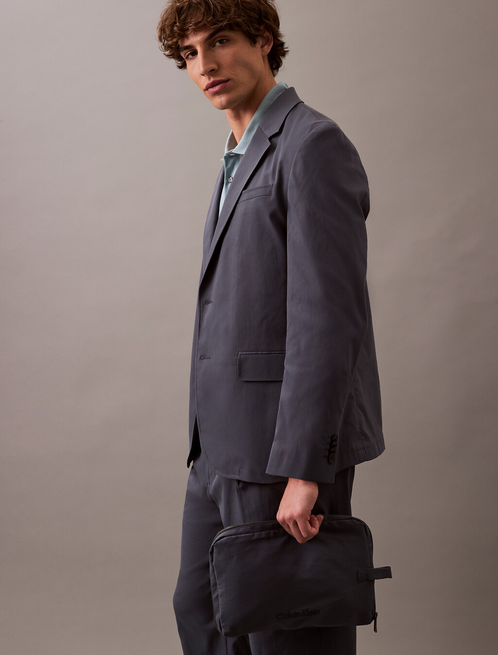 Slim Tech Travel Blazer, India Ink, hi-res