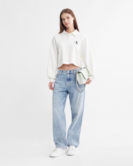 Minimal Monogram Flap Bag With Chain 25Cm