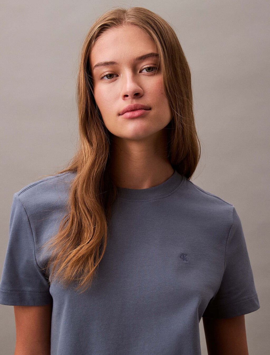 Classic Slim Tee, China Blue, hi-res