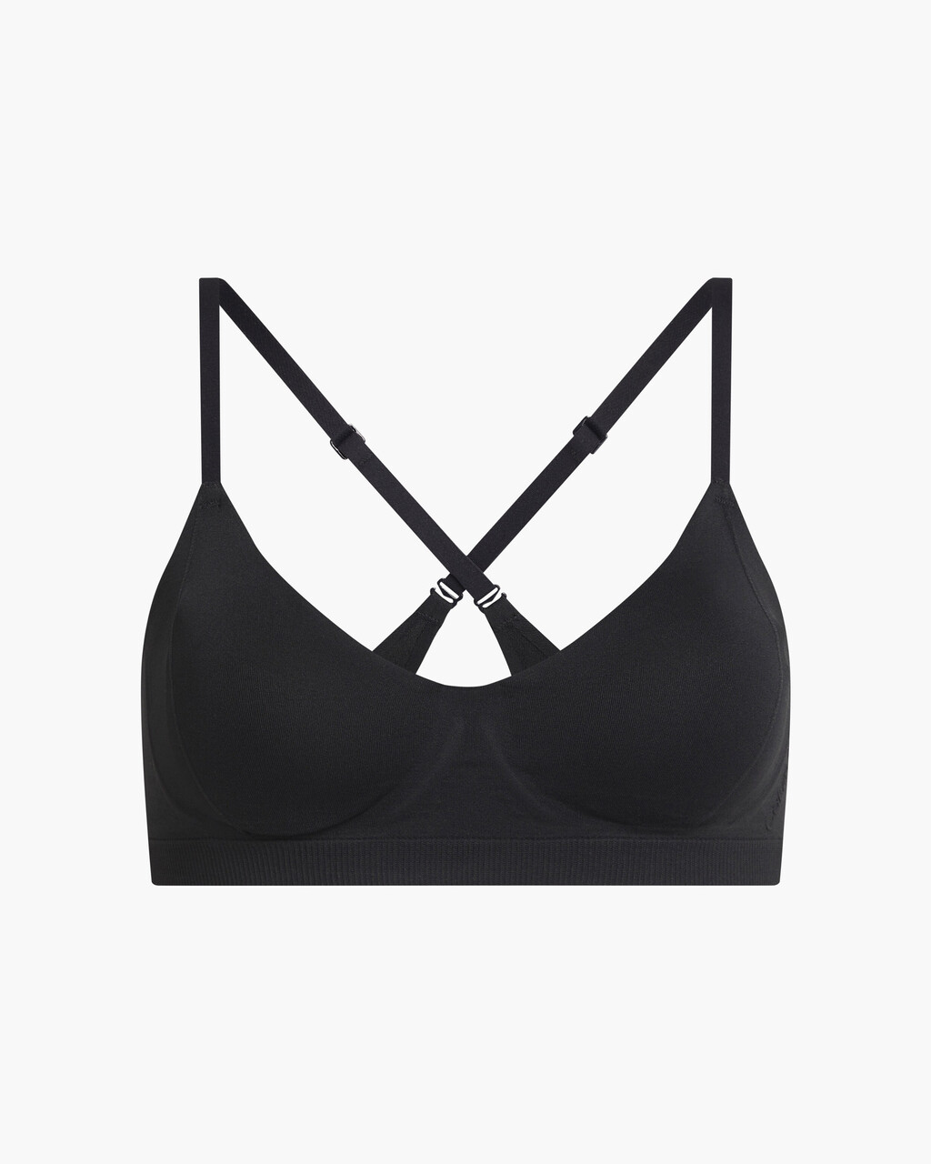 CALVIN KLEIN QP2101S WIRELESS Lined Lounge Bra BLACK size XL *New w/OUT Tags
