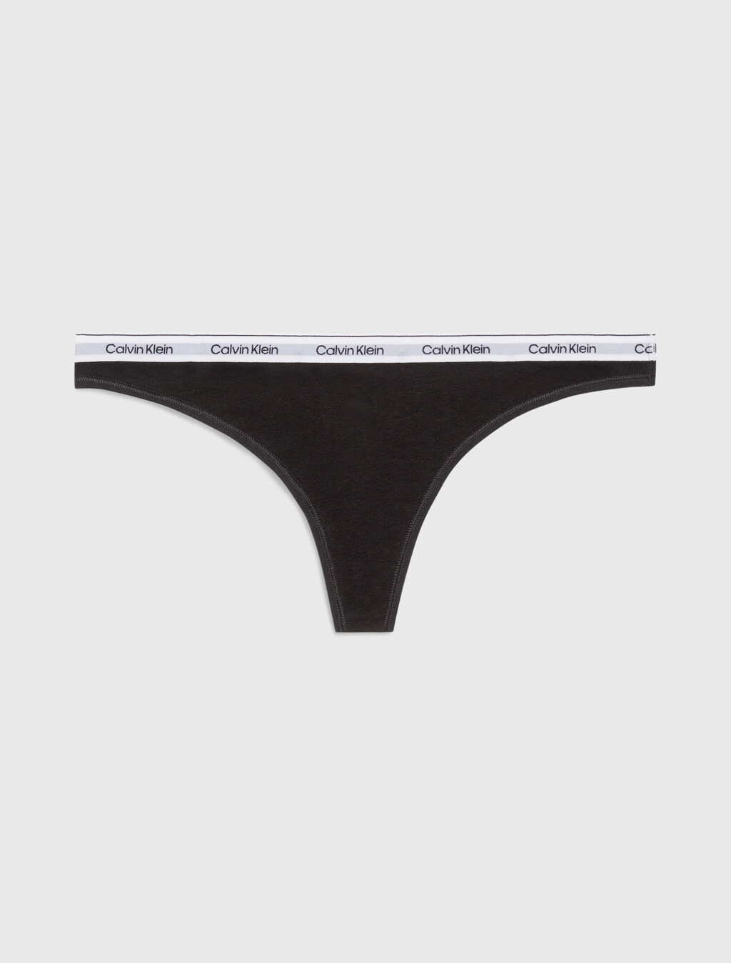 Modern Logo Thong, Black, hi-res