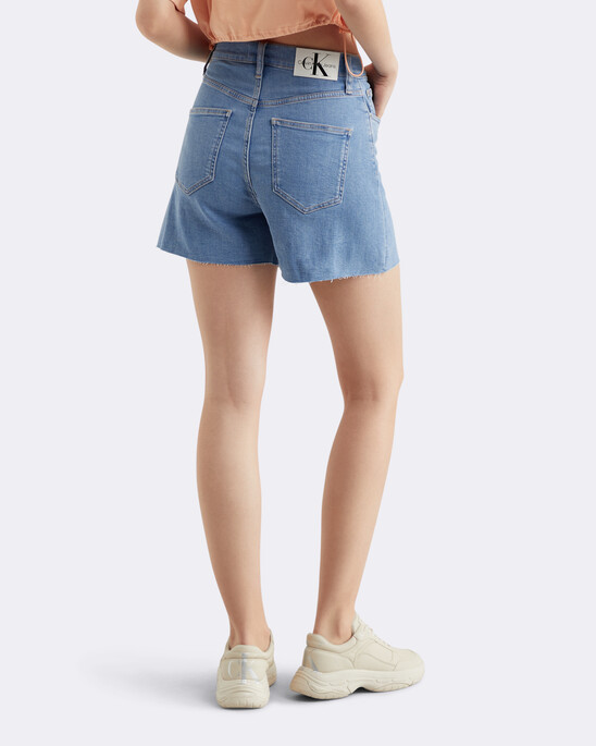 High Rise Relaxed Cooling Denim Shorts