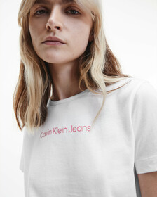 SHRUNKEN INSTITUTIONAL BABY TEE, Bright White, hi-res