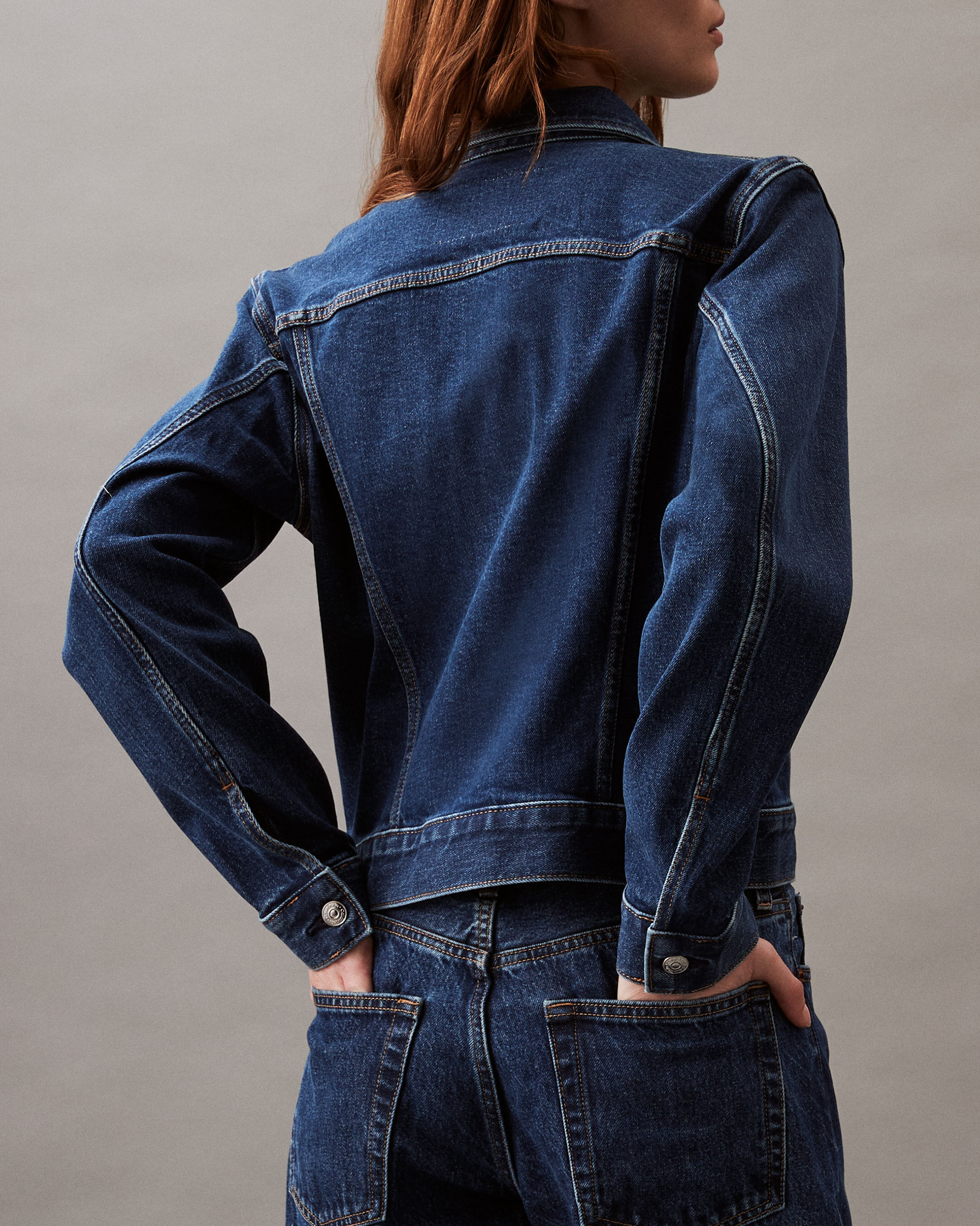 Calvin klein classic trucker top