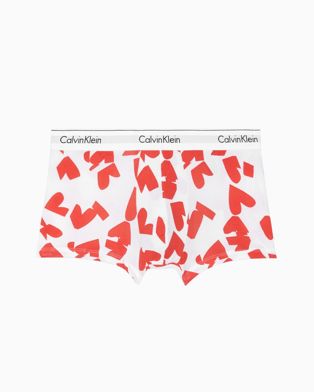 MODERN COTTON LOVE NOTES TRUNKS, REMEMBERED HEARTS PRINT_ORANGE ODYSSEY, hi-res