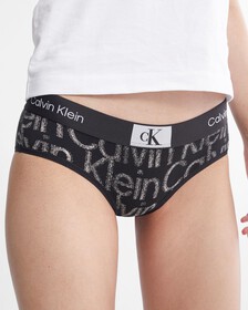 Calvin Klein 1996 Hipster, HALFTONE GLITCH LOGO SMALL+BLACK, hi-res