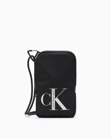 SPORT ESSENTIALS 斜揹手機袋, BLACK, hi-res