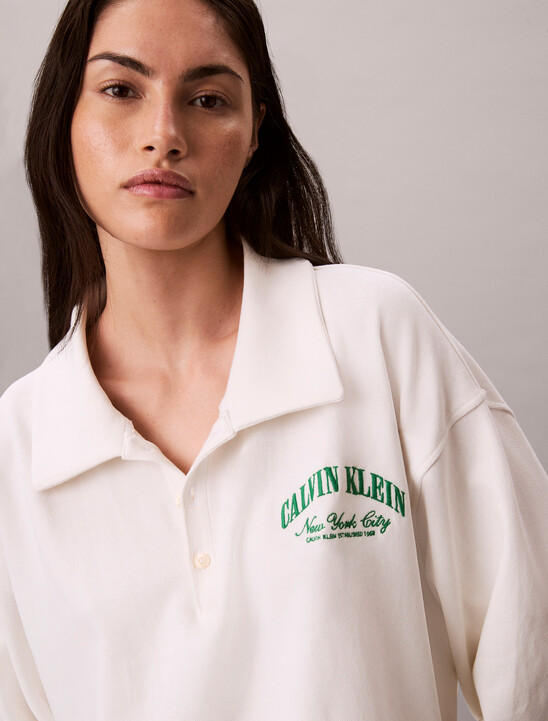 Cotton Heritage Logo Pyjama Top