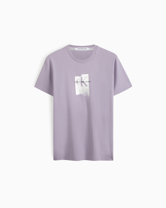 金屬色 Monogram 有機棉 T 裇