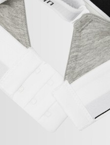 Icon Cotton Lightly Lined Bralette, B10 Grey Heather, hi-res