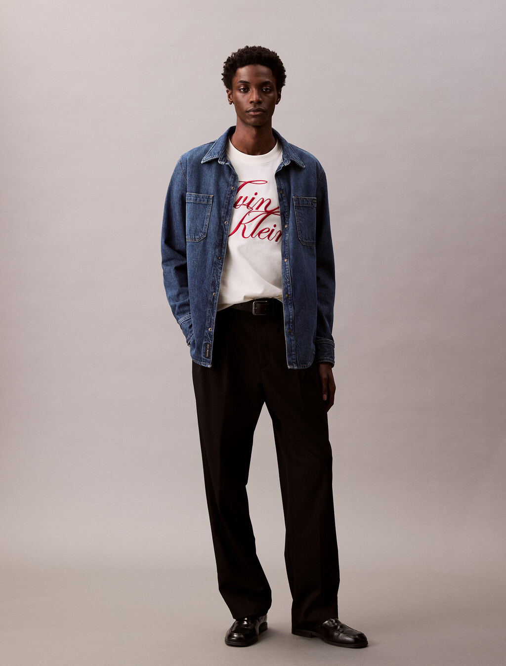 Cotton Relaxed Embroidered Graphic Tee, Snow White, hi-res