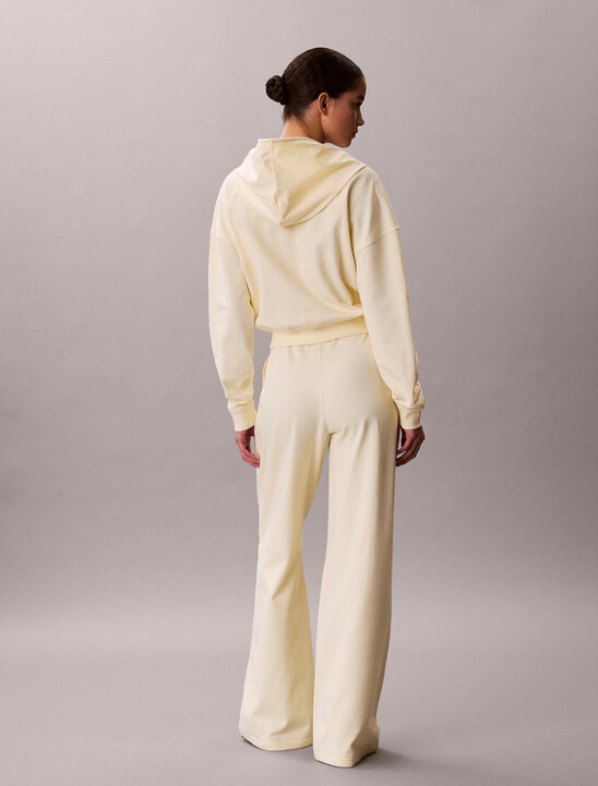 標誌棉質針織連帽外套