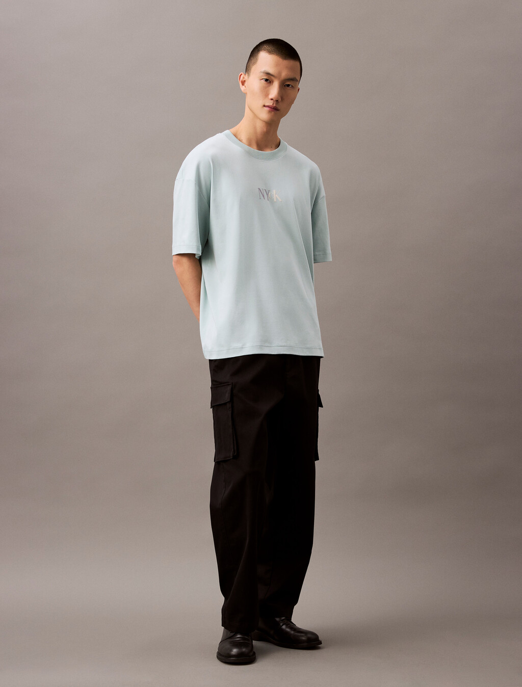 NYCK Graphic Tee, Harbor Gray, hi-res