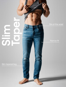 Slim Taper 37.5 Jeans, MARLY, hi-res