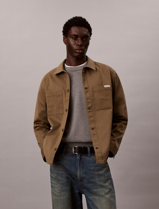 Relaxed Cotton Shacket