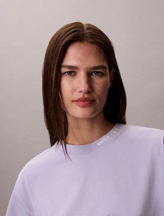 Cooling Cotton Jersey Relaxed Tee