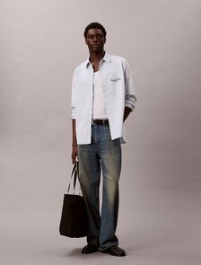 Relaxed Oxford Cotton Shirt, Plein Air, hi-res