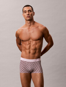 Icon 超細纖維彈性低腰平口內褲, BIJOU MODERN EMBLEM OUTLINE_SPRING LILAC, hi-res