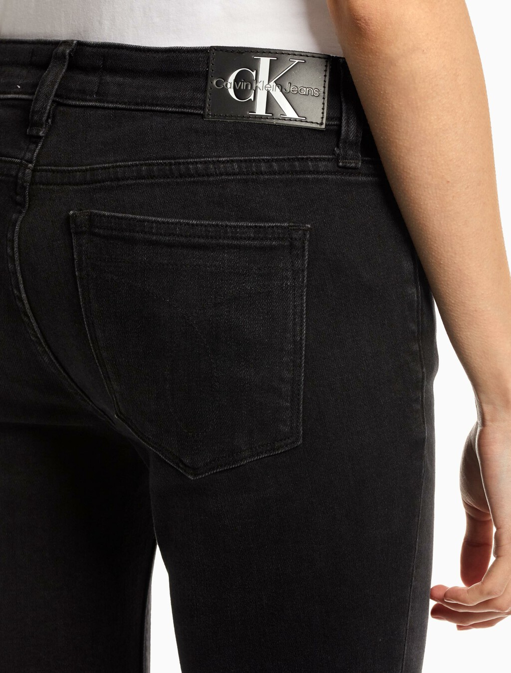 Core Black 及踝貼身牛仔褲, Acd Wash Black, hi-res