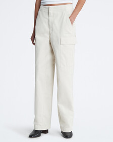 Wide Leg Cargo Pants, Almond Milk, hi-res