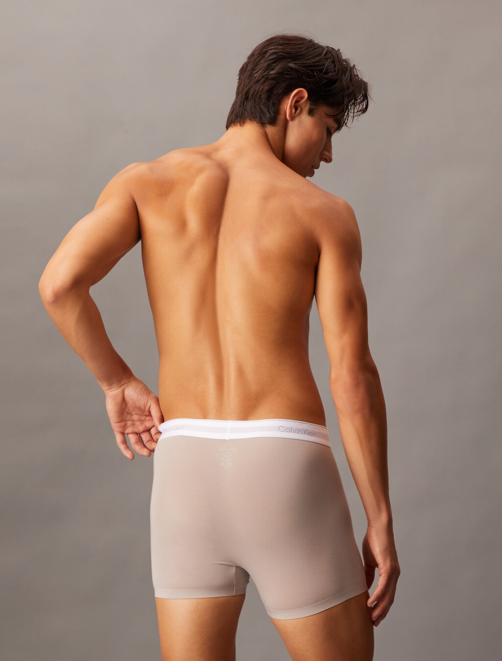 Icon Cotton Air 四角內褲, Ash, hi-res