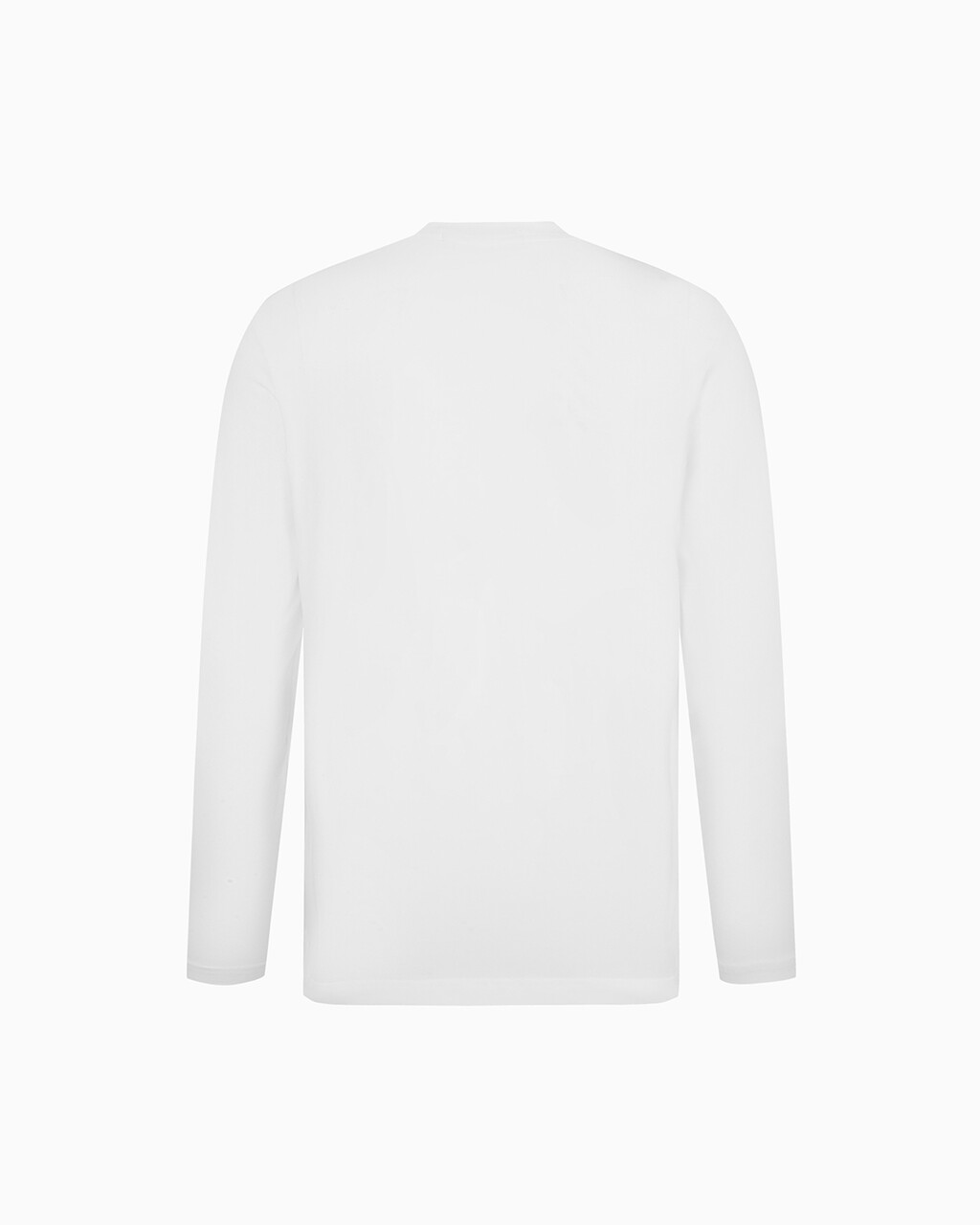 MONOGRAM LOGO LONG SLEEVE TEE, Bright White, hi-res