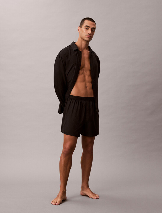 Satin Jacquard Pyjama Top