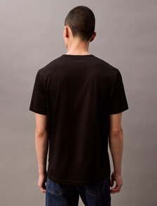 The Calvin Double Mercerized Tee, Black, hi-res
