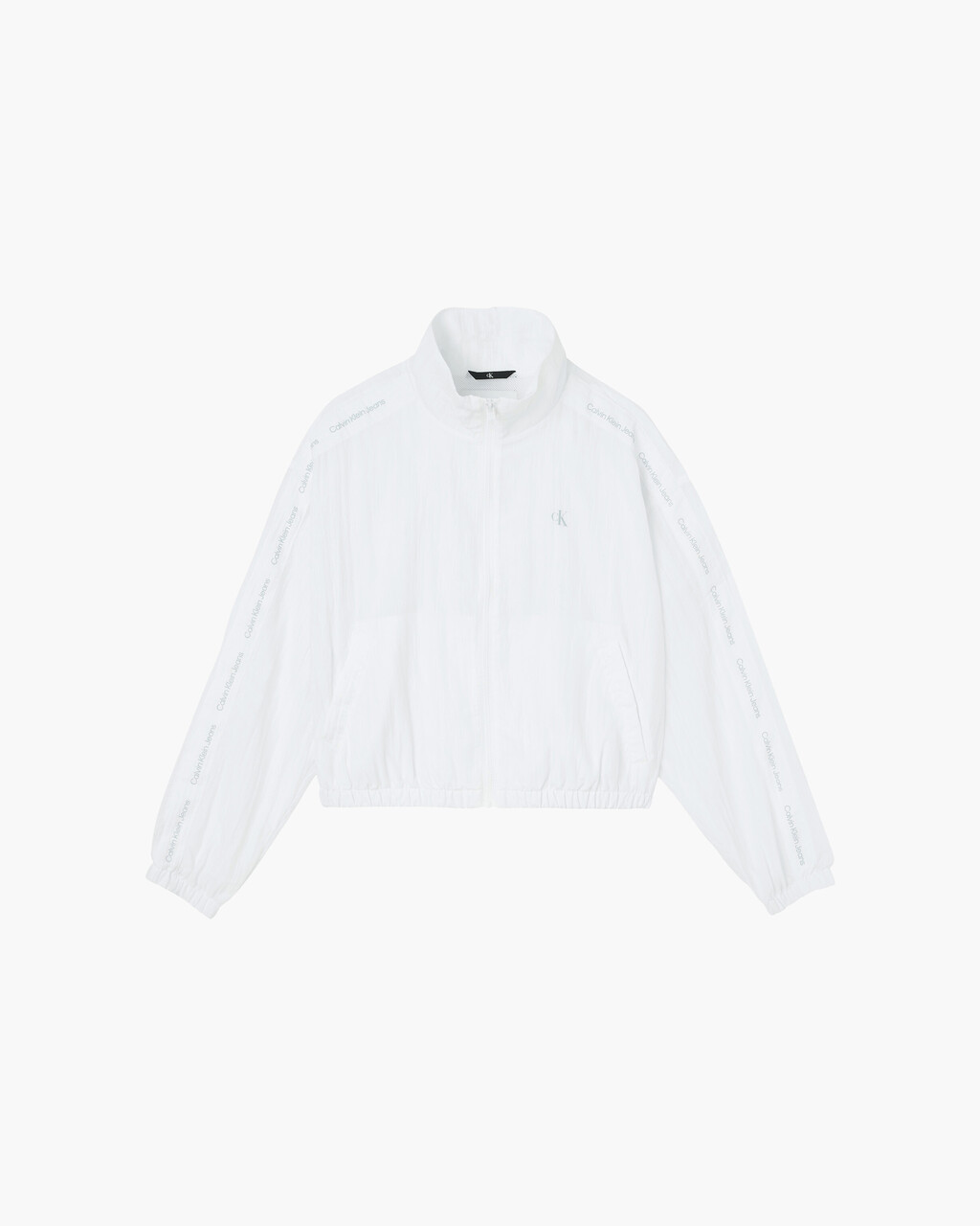 CROPPED LOGO WINDBREAKER, Bright White, hi-res