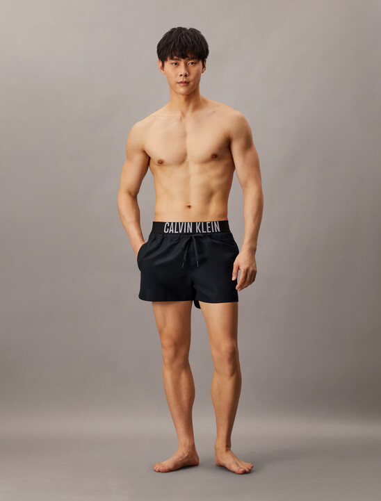 Logo Waistband Swim Shorts - Intense Power
