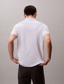 農曆新年 CK Emblem 修身 Polo 衫, Brilliant White, hi-res