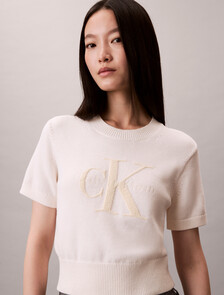 CHNKY CTTN GRPHC VST, White Greige, hi-res