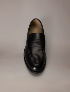 皮革 Airfit&reg; 氣墊棉便士樂福鞋, Triple Black, hi-res